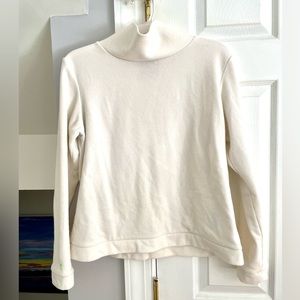 Dudley Stephens Park Slope Turtleneck in cream/off white